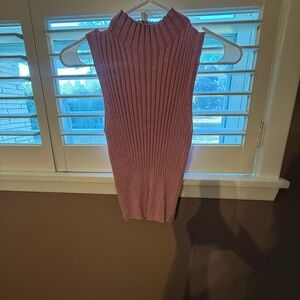 a new day Mauve Ribbed Sleeveless Top